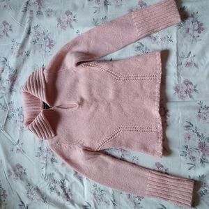 Express Pink Wool Angora Sweater